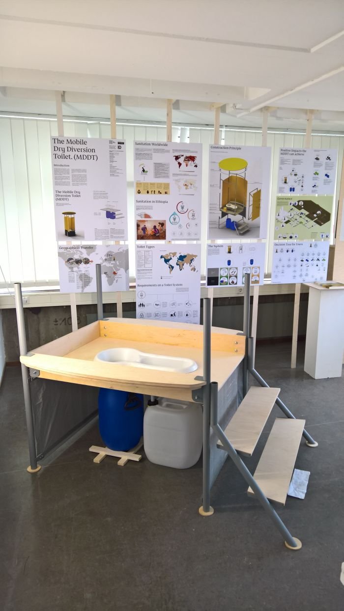 Mobile Dry Diversion Toilet, as seen at Akademie der Bildenden Künste Stuttgart, Rundgang 2018