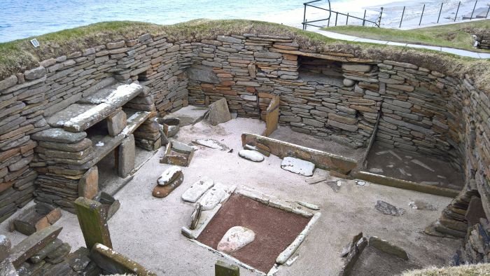 The smow blog office as from April 2019..... (with apologies to the neolithic community at Skara Brae Orkney)