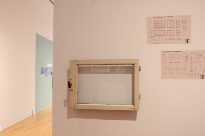 A standardised Neues Frankfurt window, as seen at Moderne am Main 1919-1933, Museum Angewandte Kunst Frankfurt