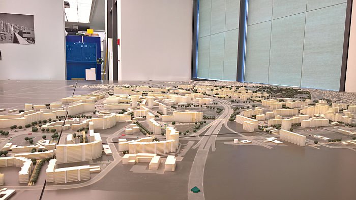 München Neuperlach, as seen at Die Neue Heimat ­(1950–1982). A Social Democratic Utopia and Its Buildings, the Architekturmuseum der TU München