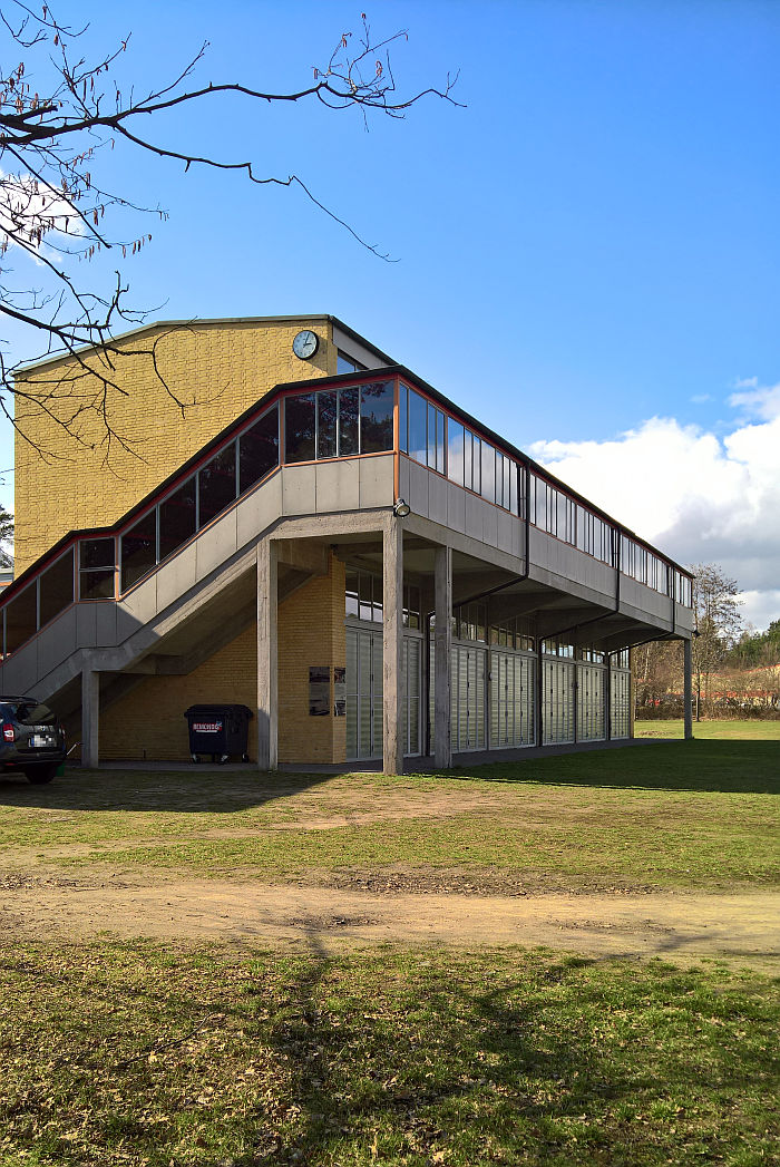 Sport Hall ADGB Bundesschule, Bernau bei Berlin by Hannes Meyer and Hans Wittwer