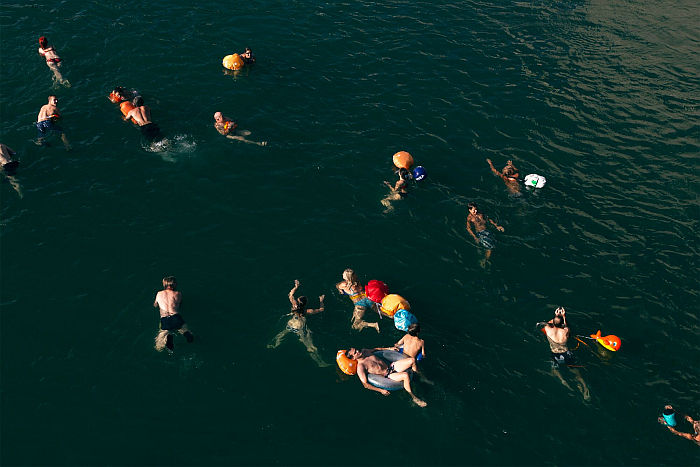 Swim City at the S AM Schweizerisches Architekturmuseum Basel (Photo © Lucía de Mosteyrín Muñoz, courtesy S AM Basel