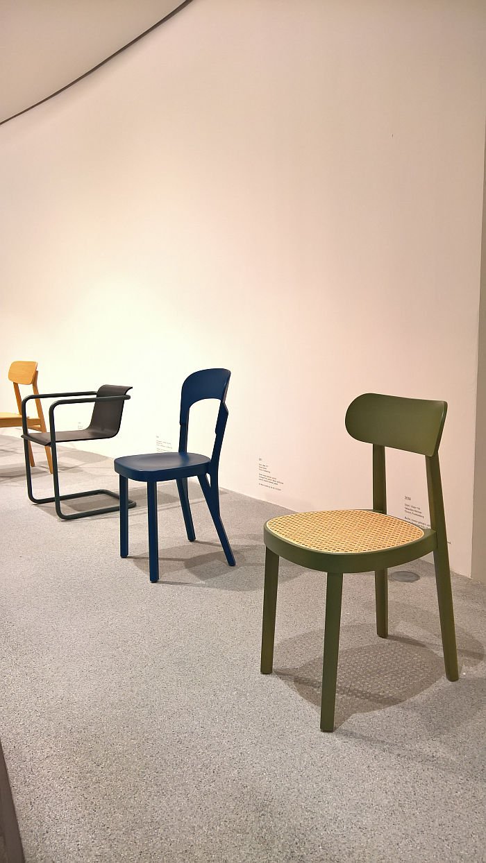 Works by Konstantin Grcic, Robert Stadler & Sebastian Herkner, as seen at Thonet & Design, Die Neue Sammlung - The Design Museum, Munich