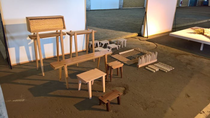 Wooden Brutalism by Nikola Matakovic, as seen at Degree Show 2019 HDK Gothenburg