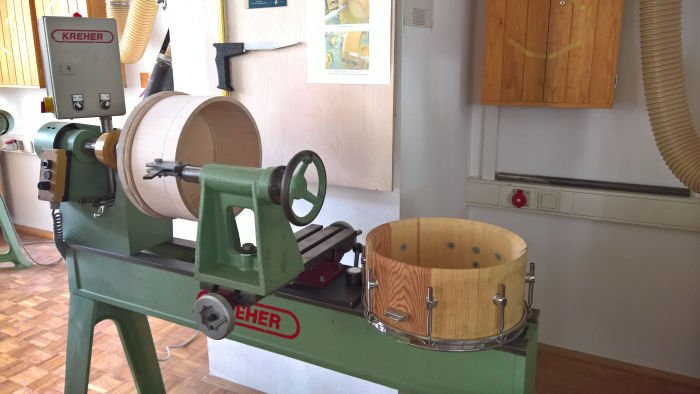 Drum Jig by Andreas Pfuhl, as seen at the Schulen für Holz und Gestaltung Garmisch-Partenkirchen 2019 summer exhibition.