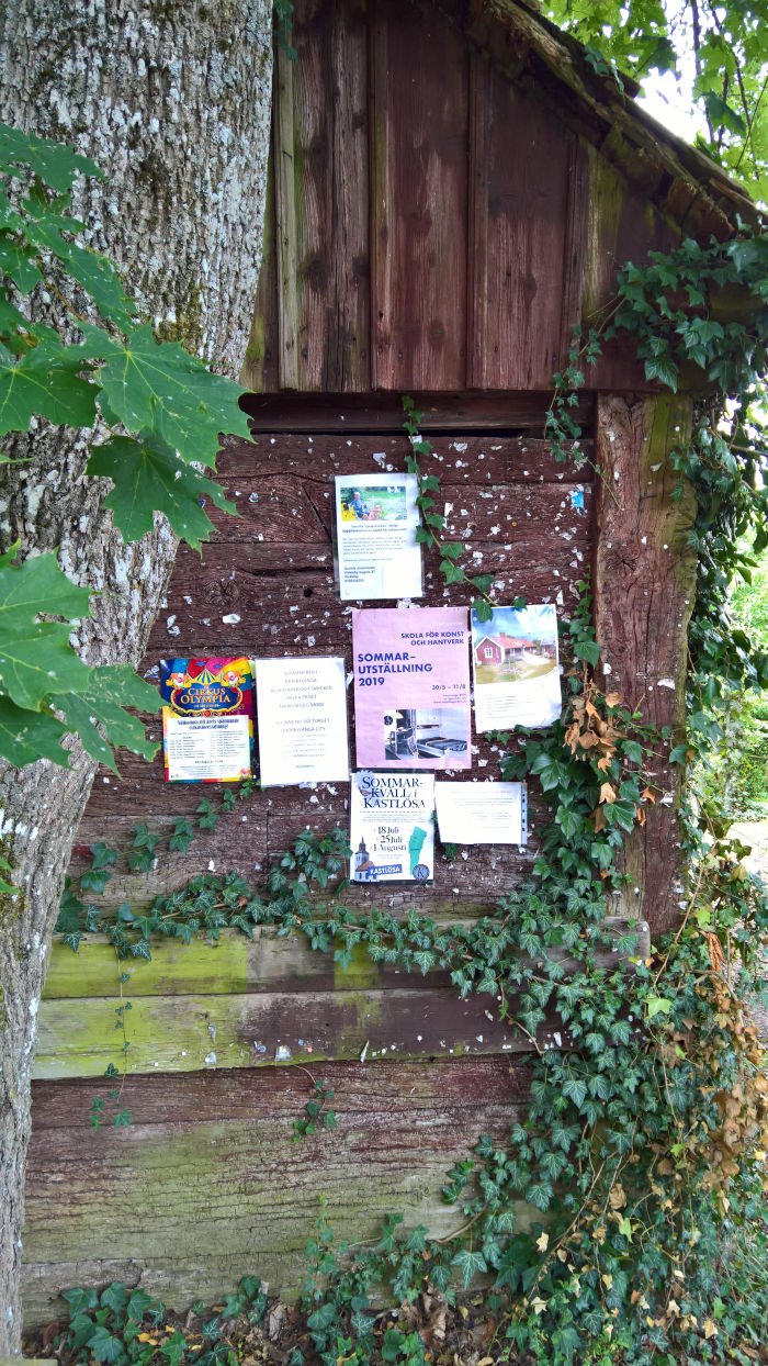 Advertising for the Capellagården Sommarutställning 2019 in Vickleby.