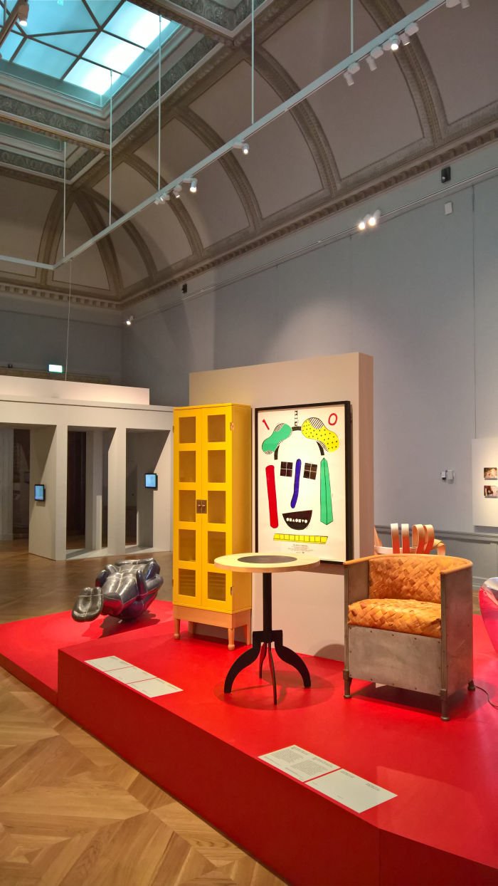 A selection of Swedish furniture from 1989, as seen at 1989 - Culture and Politics, The National Museum Stockholm