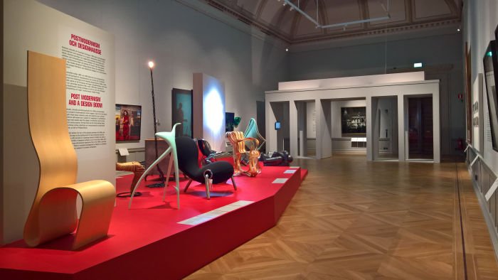  Postmodern furniture and the Brandenburg Gate, as seen at 1989 - Culture and Politics, The National Museum Stockholm