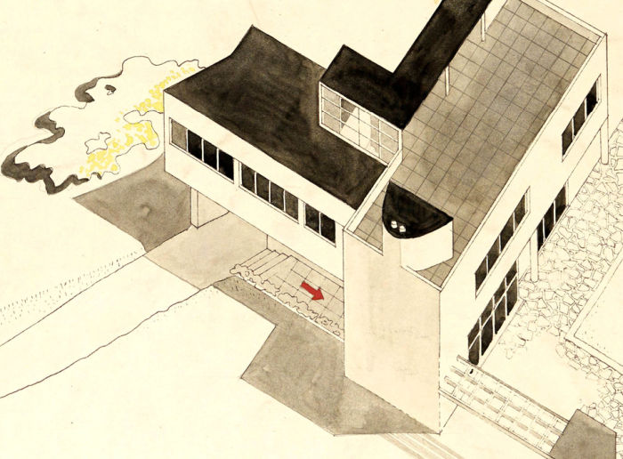 House in Ferriby by Leslie Martin and Sadie Speight, 1935 (Image RIBA Collections)