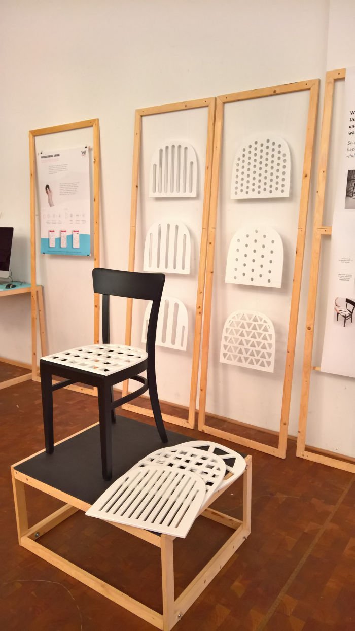 Texture Chair by Christina Klüser, as seen at KISDParcours 2019, Köln International School of Design, Cologne