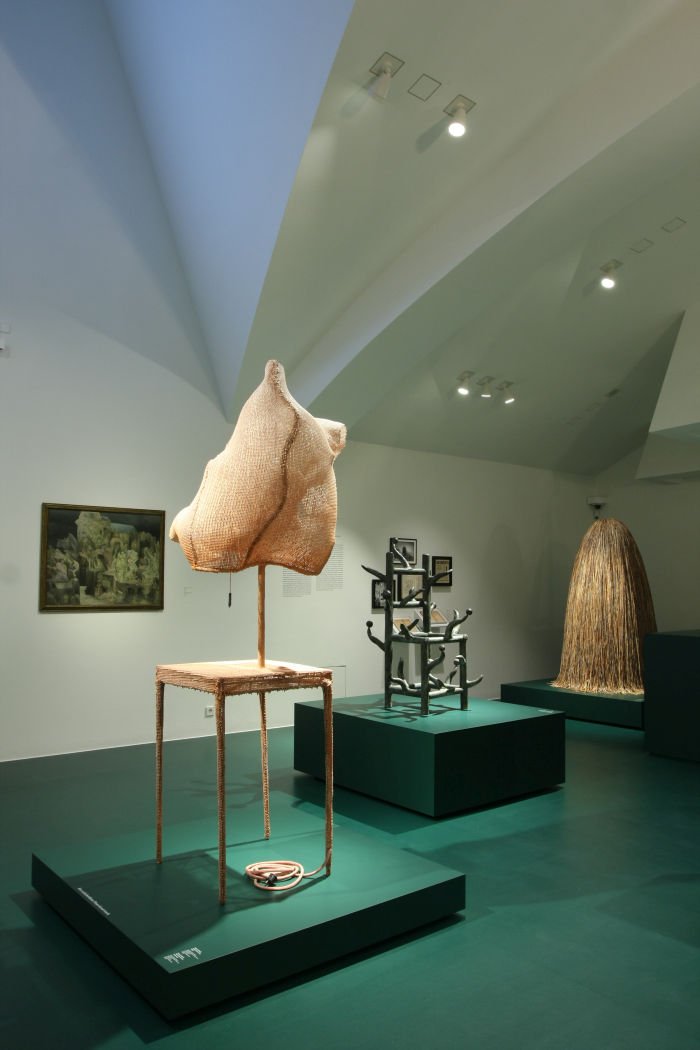 Cocoon 8 by Nacho Carbonell, An Uncomfortable Place by Alberto de Braud & Cabana by Fernando & Humberto Campana, as seen at Objects of Desire. Surrealism and Design 1924 - Today, Vitra Design Museum