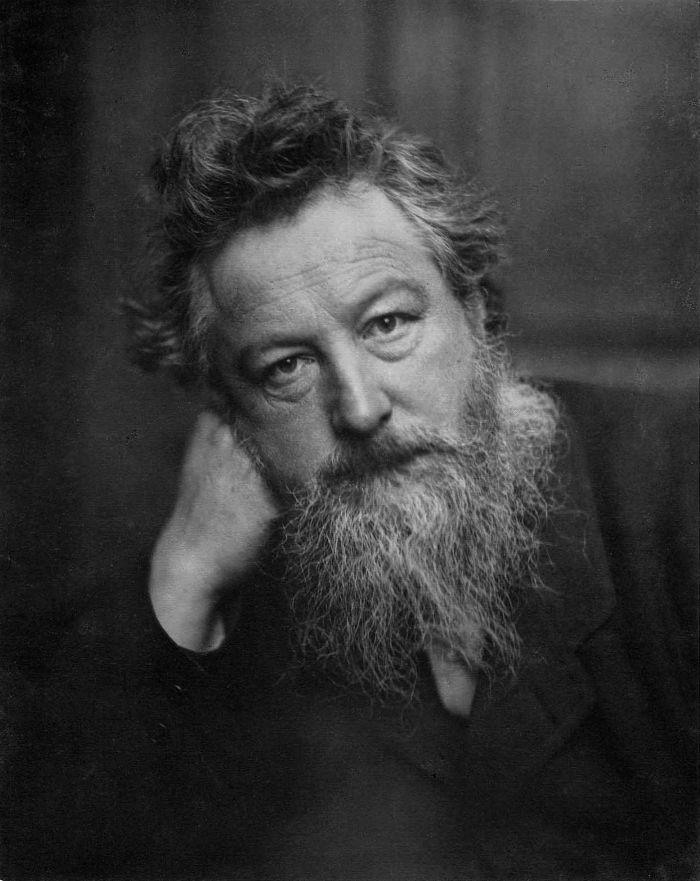 William Morris. A Bauhaus Pioneer...... (Photo c. 1887 by Frederick Hollyer via commons.wikimedia.org)