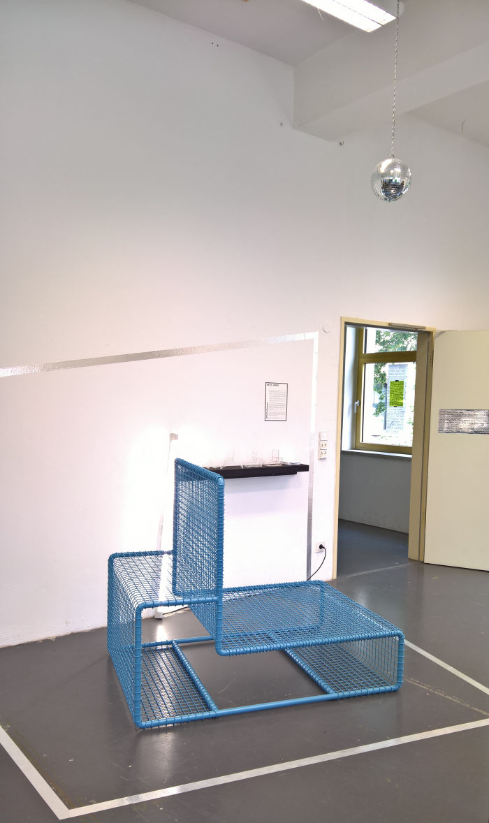 NETZ_WERK by Johanne Denecke, realised in the class Ganz Schön Politisch, as seen at Rundgang 2019, Burg Giebichenstein Kunsthochschule Halle