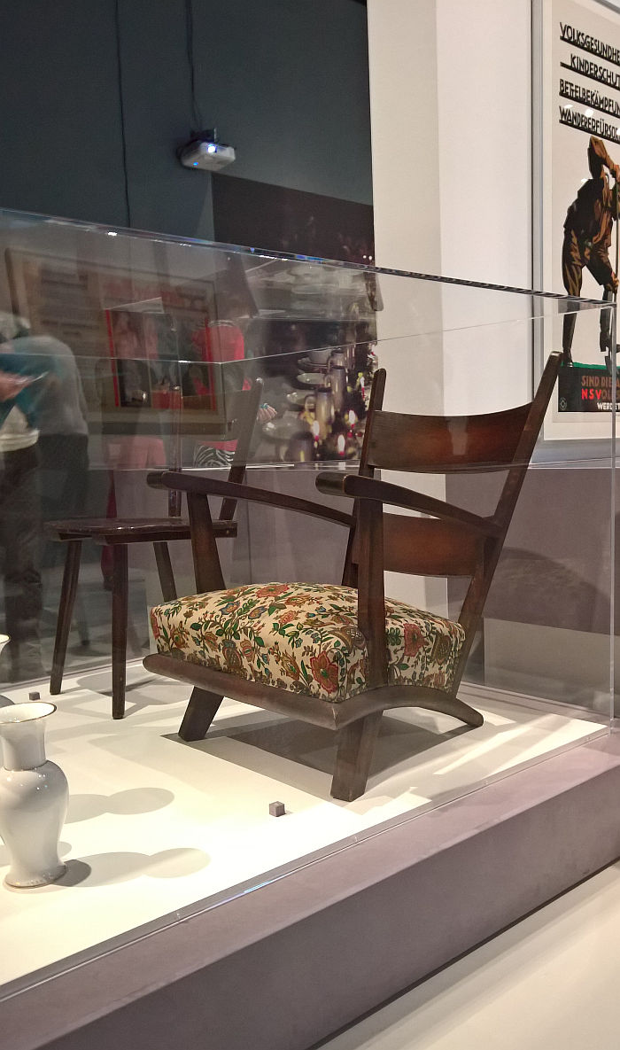 "Armchair in NS-Landhausstil" ca 1933/34, as seen at Design of the Third Reich, Design Museum Den Bosch