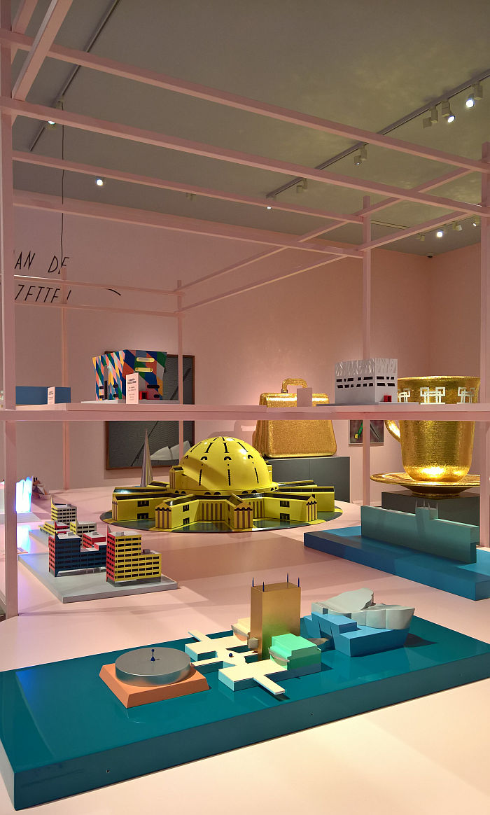 Architectural works by Francesco & Alessandro Mendini, as seen at Mondo Mendini, The Groninger Museum, Groningen