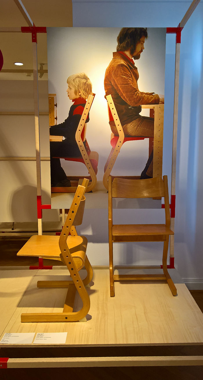 Minimax by Peter Opsvik for Stokke, as seen at Nordic Design. The Response to the Bauhaus, Bröhan Museum, Berlin