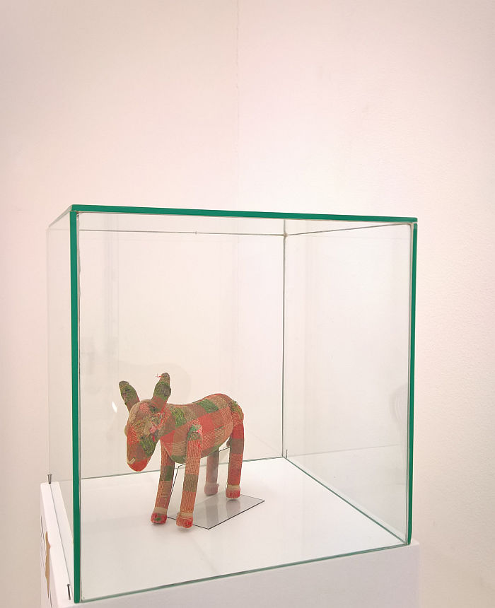 A toy donkey by Else Mögelin , as seen at Unknown Modernism, Brandenburgisches Landesmuseum für moderne Kunst, Cottbus