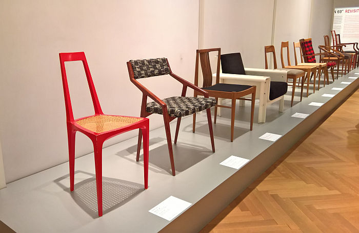 Austrian chairs originally presented at Sitzen 69, as seen at Sitzen 69 Revisited @ MAK – Museum für angewandte Kunst, Vienna