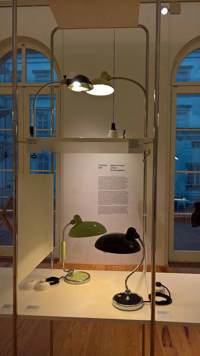 Works by Christian Dell, as seen at 100 Years of Positionable Light, Museum für Kunst und Gewerbe, Hamburg