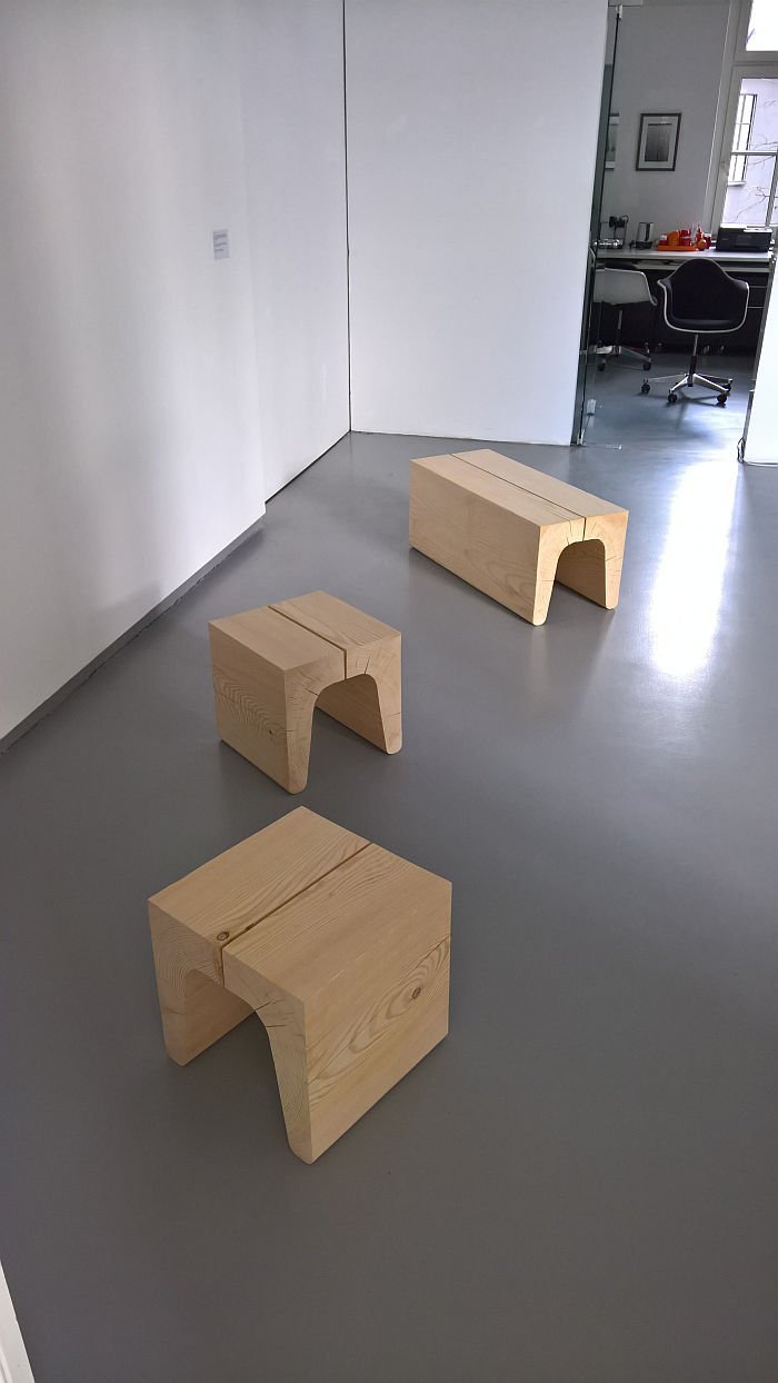 U Stool/Bench by Karoline Fesser & Harald Berchtold, as seen at Generation Köln trifft Bregenzerwald, Cologne