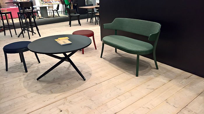 Seley by Frédéric Dedelley for Horgenglarus, also as a bench, as seen at IMM Cologne 2020