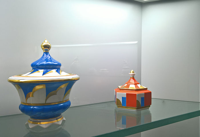 Works from Bavaria, Ullersricht-Weiden & Hertel, Rehau, as seen at Spitzen des Art déco, Grassi Museum für Angewandte Kunst, Leipzig