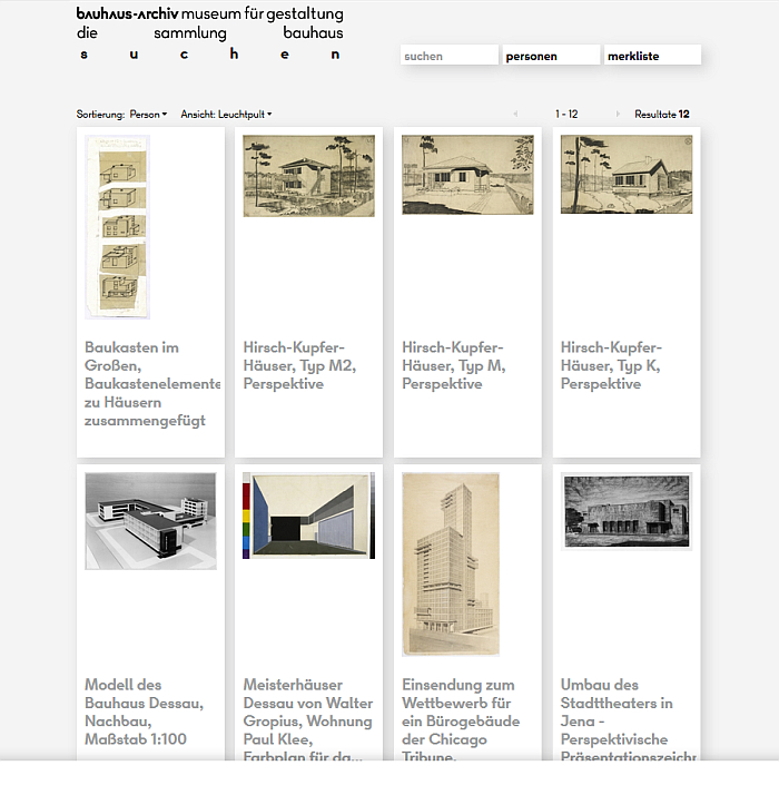 Bauhaus Archiv Berlin – Open Archive