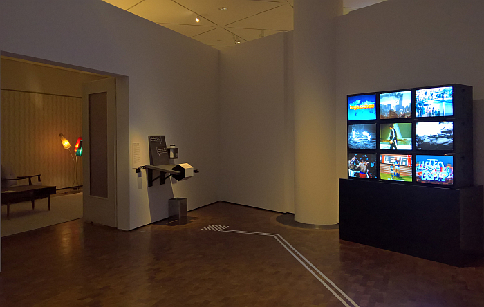 A discussion on television, as seen at From Luther to Twitter. Media and the Public Sphere Deutsches Historisches Museum, Berlin