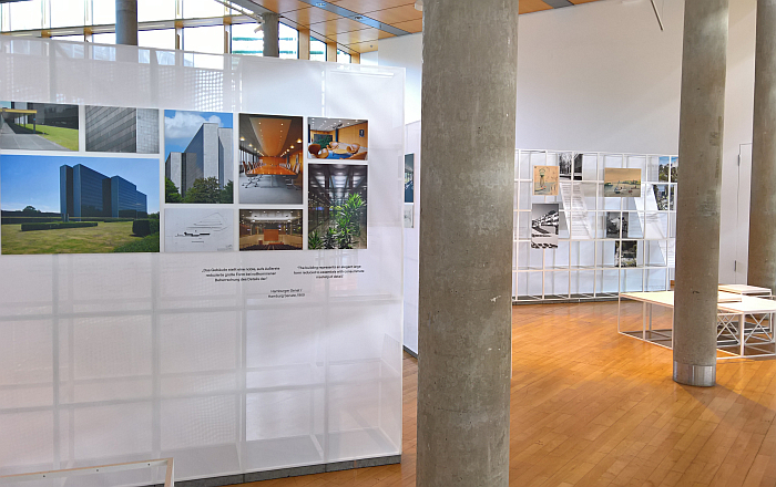 The Hamburgische Electricitäts-Werke, HEW, administrative building Hamburg, as seen at Gesamtkunstwerke – Architecture by Arne Jacobsen and Otto Weitling in Germany at Felleshus, The Nordic Embassies, Berlin