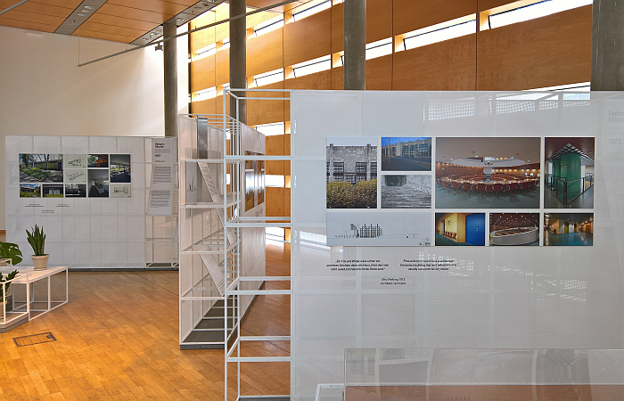 Mainz Rathaus, as seen at Gesamtkunstwerke – Architecture by Arne Jacobsen and Otto Weitling in Germany at Felleshus, The Nordic Embassies, Berlin