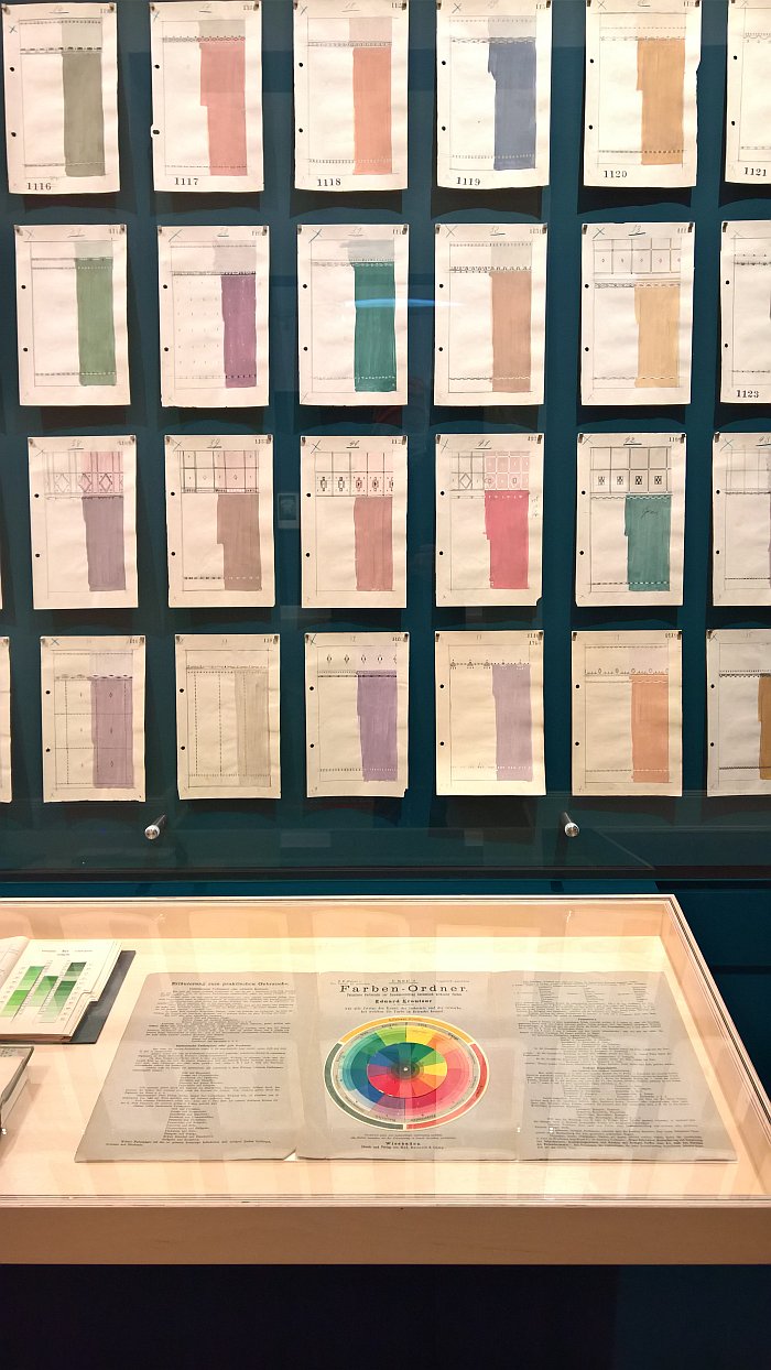 Colour samples and colour order systems, as seen at Peter Gustaf Dorén Interior Design in Hamburg circa 1900, Museum für Kunst und Gewerbe Hamburg