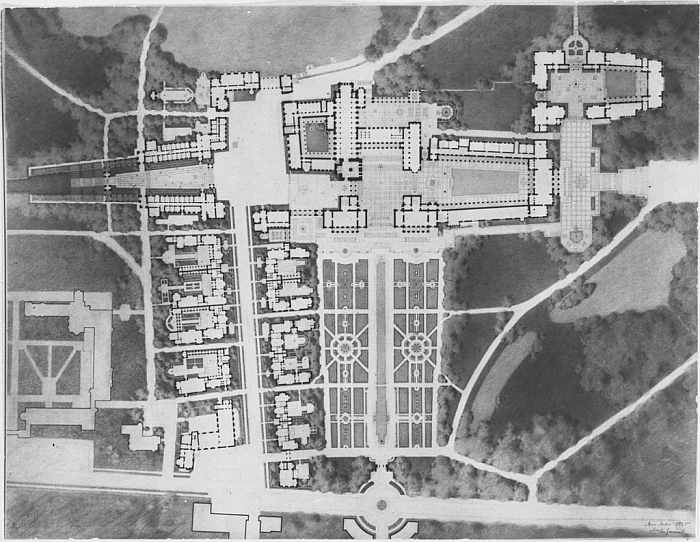 Proposed Plan for Cranbrook Academy of Art (Image Cranbrook Archives)