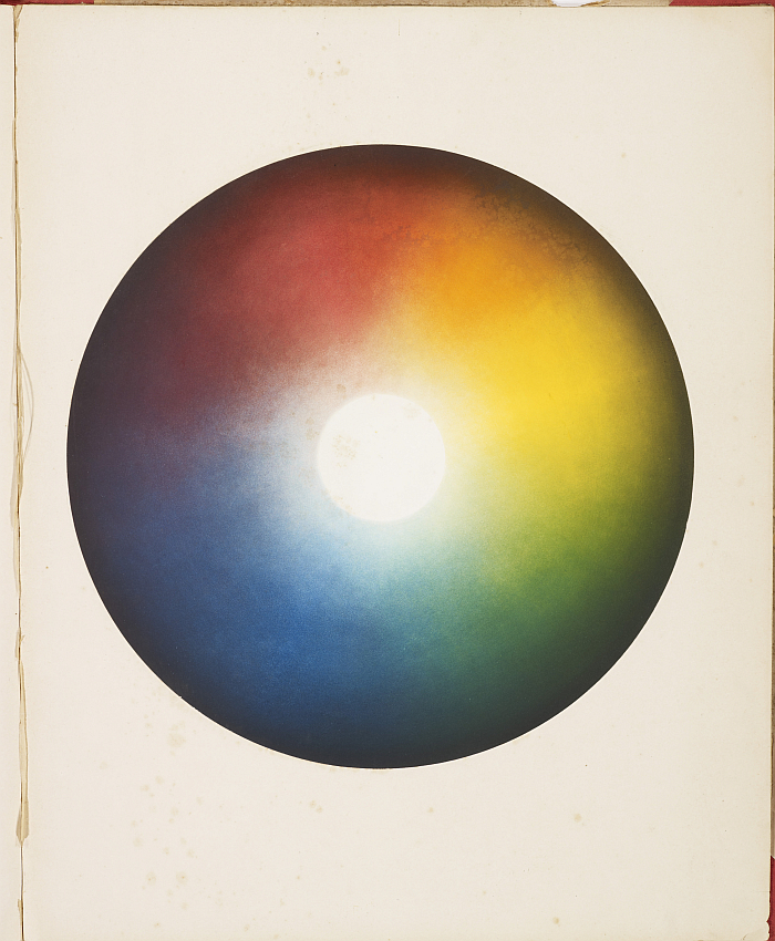 Cercle Chromatique by Charles Henry, 1888, (image Public Domain, Courtesy of Indianapolis Museum of Art at Newfields)