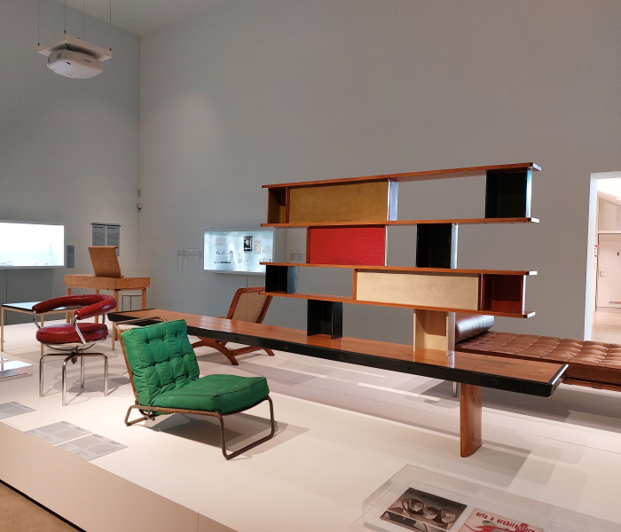 Works by Charlotte Perriand, as seen at Here We Are! Women in Design 1900 - Today, Vitra Design Museum, Weil am Rhein