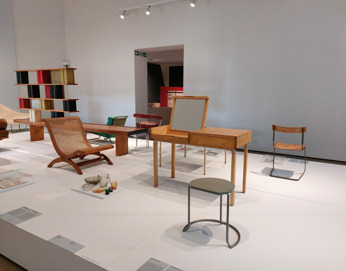 Works by Aino Aalto and Clara Porset, as seen at Here We Are! Women in Design 1900 - Today, Vitra Design Museum, Weil am Rhein