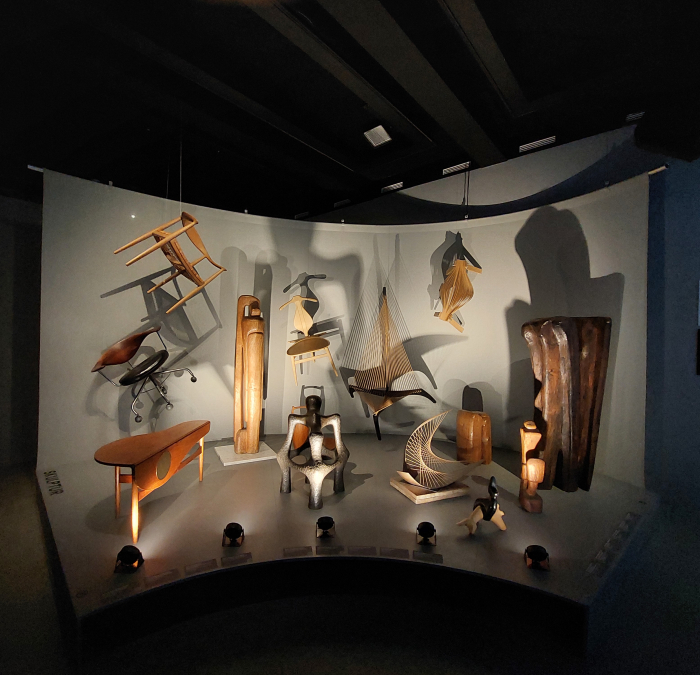 Examples of what the curators refer to as sculptural art and design, as seen at The Magic of Form - Design and Art, Kunsten Museum of Modern Art, Aalborg