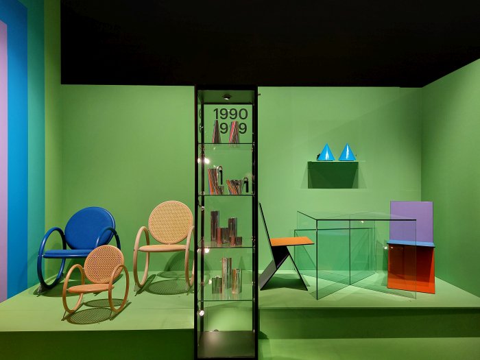 Verner Panton in the 1990s, as seen at Verner Panton – Colouring a New World, Trapholt, Kolding