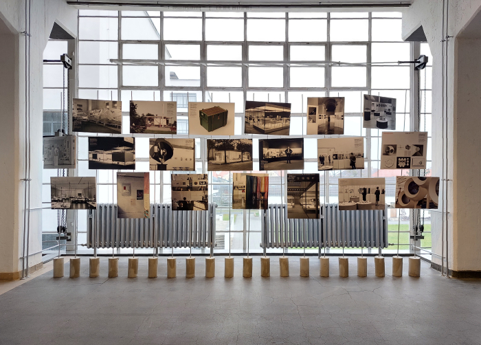 Images from HfG Ulm exhibitions, as seen at HfG Ulm: Exhibition Fever, Bauhaus Building, Dessau