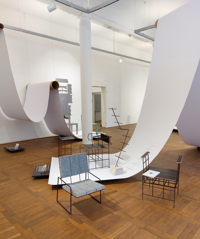 Baustahl collection by Luc Sohrmann, as seen at Sitting reconsidered. Design, Observe, Stage, the Burg Galerie, Halle 