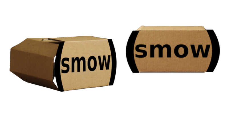 smoVR is also available as a cardboard, an in-house product produced in Leipzig from upcycled packaging.......