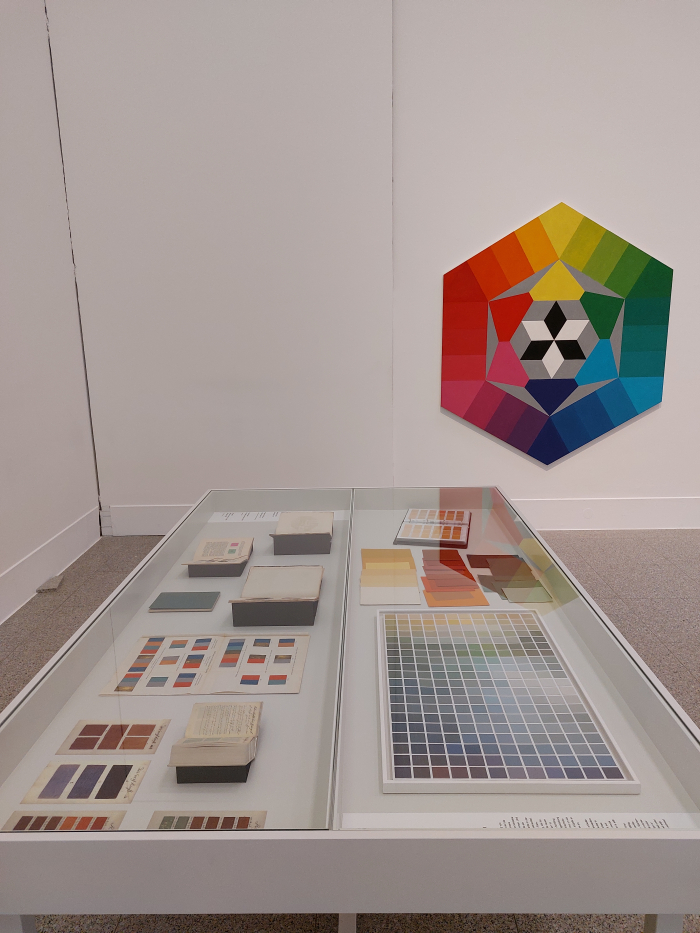 Research by Hans-Albrecht Schilling (and parrt of Tanz RGBCMYK 3 by Antje Majewski), as seen at Color as Program. Part One, Bundeskunsthalle, Bonn