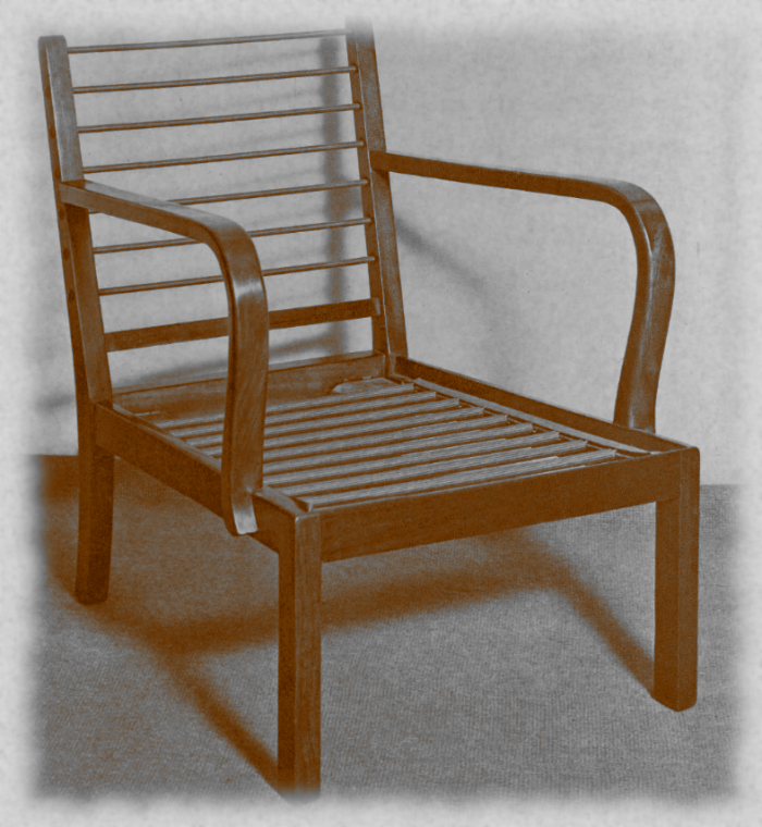 An expression of an original Parker-Knoll sp. (original photo from the Historia Supellexalis)