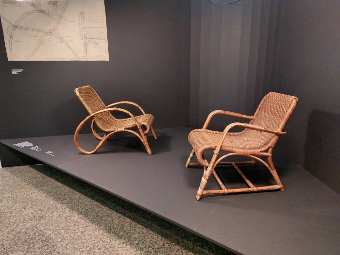 Wicker chairs by Erich Dieckmann, as seen at Chairs: Dieckmann! The Forgotten Bauhäusler Erich Dieckmann, Kunstgewerbemuseum, Berlin