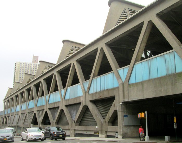 George Washington Bridge Bus Station, New York City by Pier Luigi Nervi