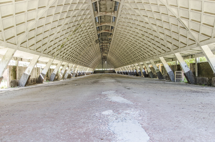 Salt warehouse, Tortona by Pier Luigi Nervi