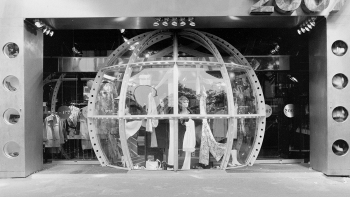 The Bubble Shop Paris by Christian Girard, 1969. part of On Display. Designing the shop experience, Design Museum Brussels (photo © Nicolas Girard, courtesy Design Museum Brussels)