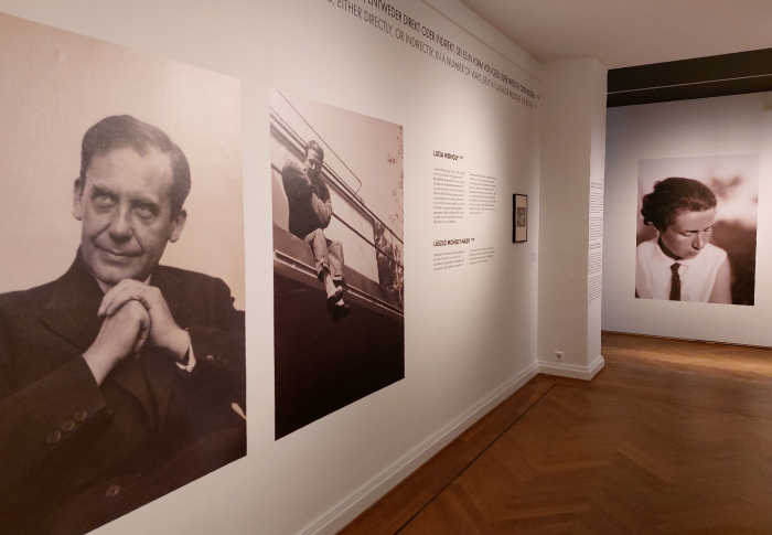 Lucia Moholy averting her eyes from Walter Gropius and László Moholy-Nagy, and quite rightly so, as seen at Lucia Moholy – The Image of Modernity, Bröhan Museum, Berlin