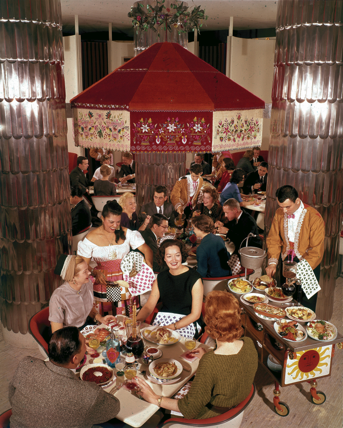 La Fonda del Sol interior by Alexander Girard (photo Yale Joel courtesy of Maharam)