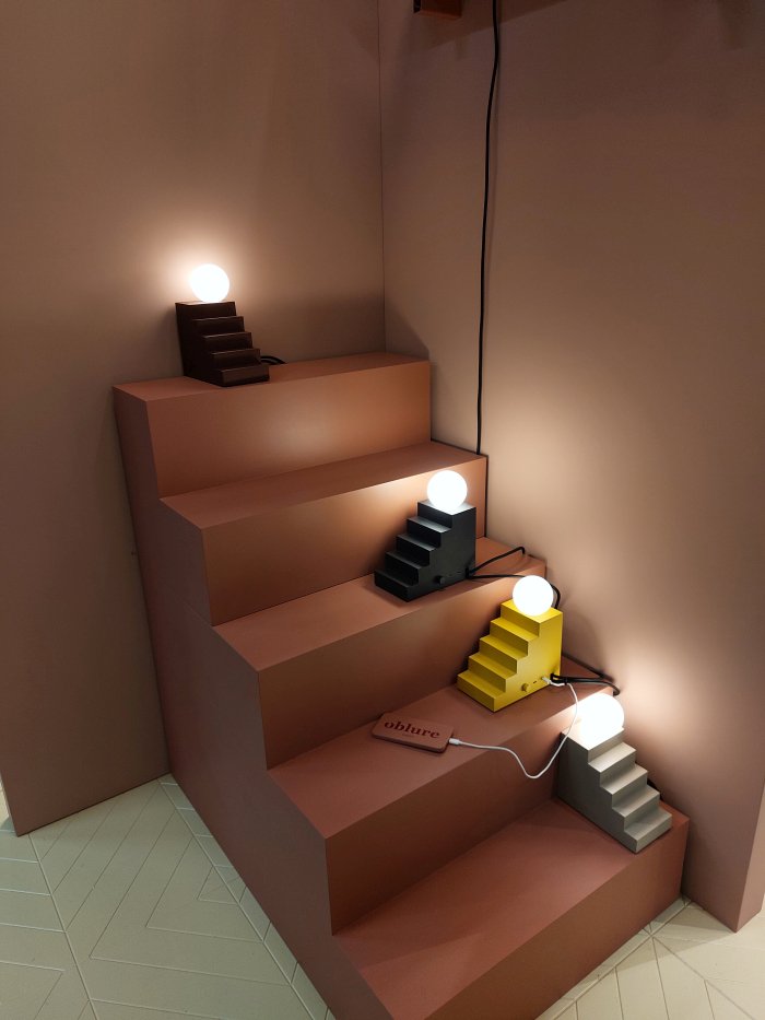 Stair Lamp by Notchi Architects for Oblure, as seen at Stockholm Furniture Fair 2023