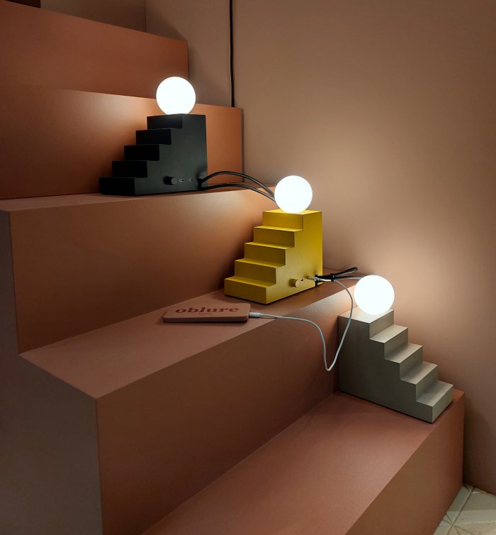 Stockholm Furniture Fair 2023: Say Hej! to... Stair Lamp by Notchi Architects for Oblure